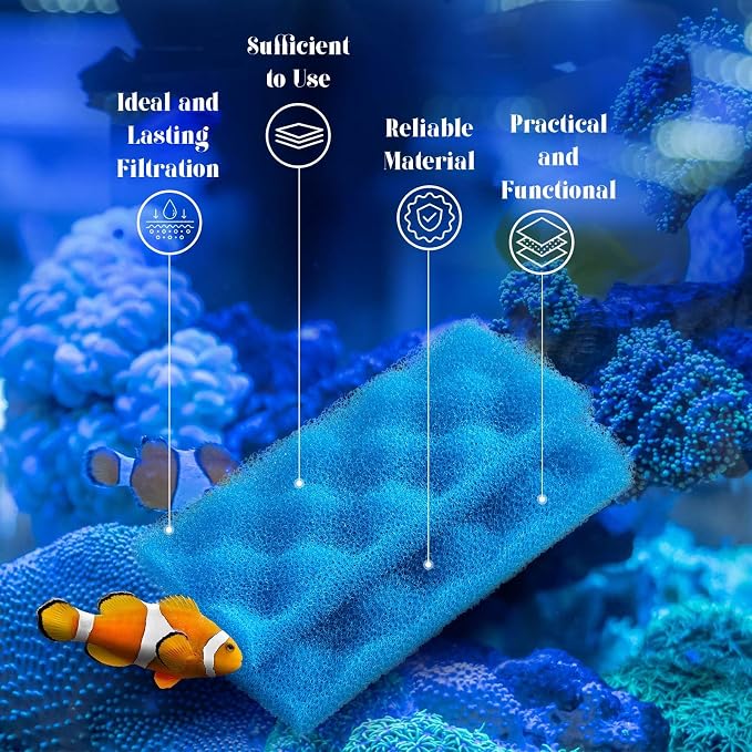 6 Pcs Aquarium Filters Bio Sponge Sets Compatible - Image 6