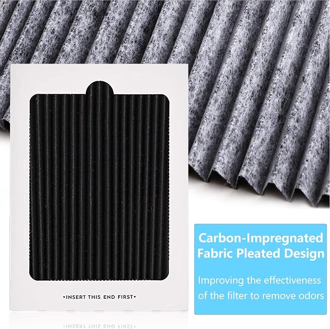 SEISSO Refrigerator Air Filter Replacement, Activated Carbon Filter Compatible - Image 7