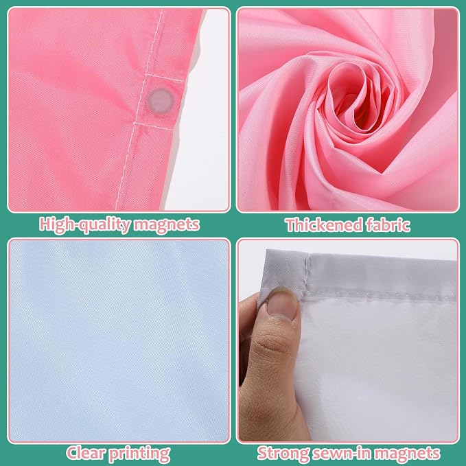 QOUBAI 6PCS Fluorescent Light Covers, 4x2 Feet Magnetic Light Cover Fluorescent - Image 3