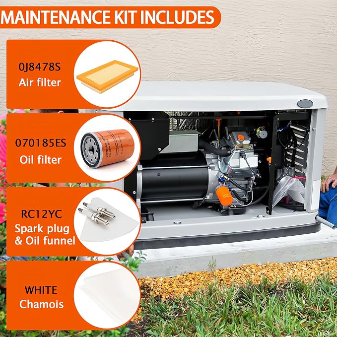6485 Maintenance Kit 2-Pack for 16-26kW Air Cooled Standby Generators | Double - Image 5