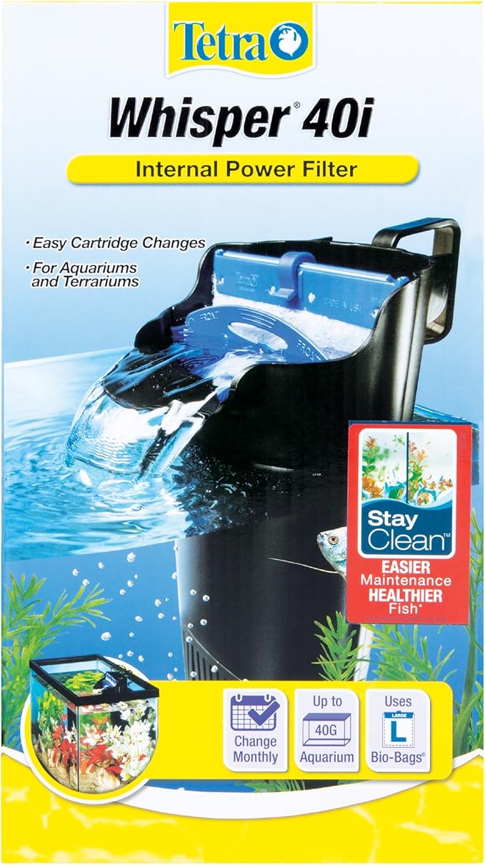 Tetra Whisper Internal Filter 20 To 40 Gallons, by Tetra