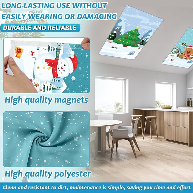 8 Pcs Fluorescent Light Covers - Image 3