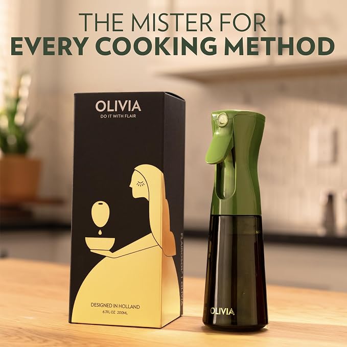FLAIROSOL OLIVIA Oil Sprayer for Cooking, 200ml Glass Olive Oil Sprayer - Image 2