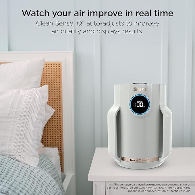 Shark Air Purifier for Home, NeverChange Compact Pro, for Bedroom, Home Office - Image 5