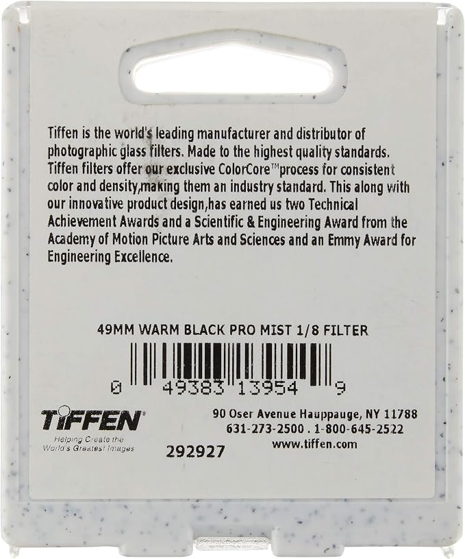 Tiffen 49WBPM18 49mm Warm Black Pro-Mist 1/8 Filter - Image 3
