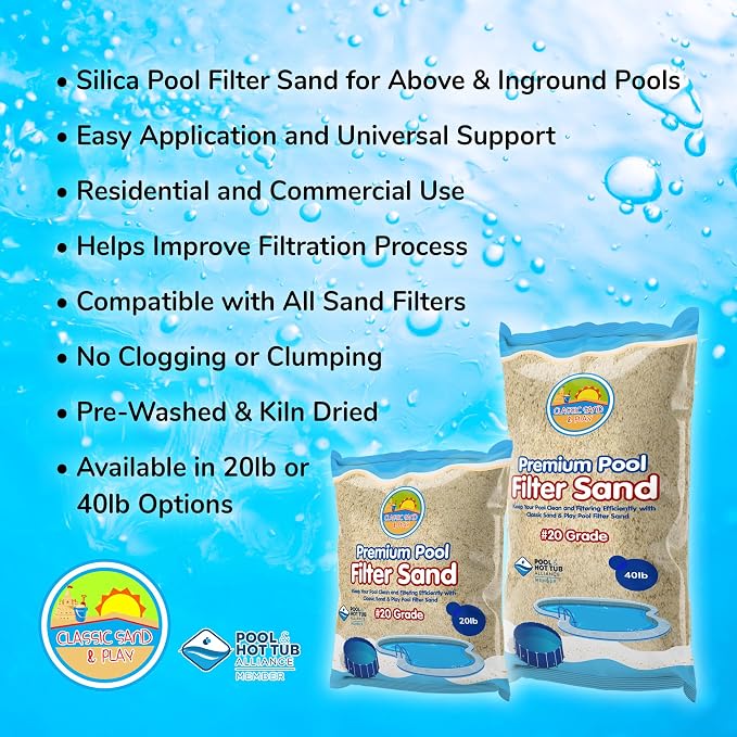 CLASSIC SAND & PLAY Swimming Pool Filter Sand - Image 7