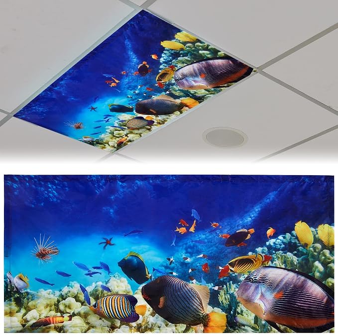 Patelai 4 x 2 Feet Fabric Fluorescent Light Cover by Patelai