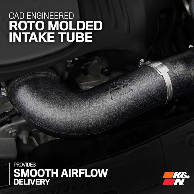 K&N Cold Air Intake System: High-Flow Air Filter, Increase Performance & - Image 5