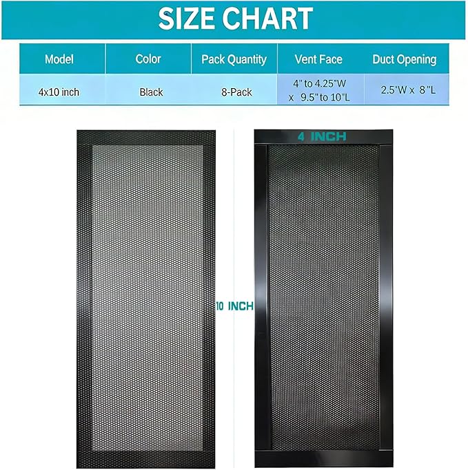 Magnetic Vent Screen Mesh Covers - Image 6