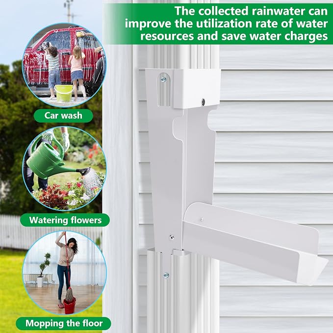 EBaokuup Rainwater Collection System, Rain Barrel Diverter Catching Collection - Image 5