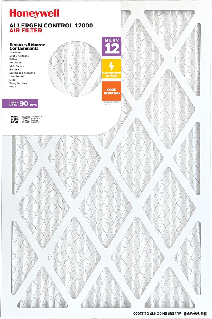 Honeywell 20x30x1 MERV 12 Electrostatic Pleated HVAC AC Furnace Air Filter | - Image 5