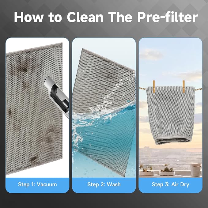 2 Packs 411i max Fabric Pre-filter Cover Replacement Filter - Image 7