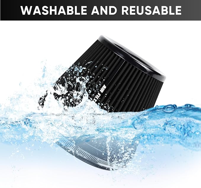 6" 152mm Inlet Cold Air Intake Filter High Flow Honeycomb Top Replacement - Image 5