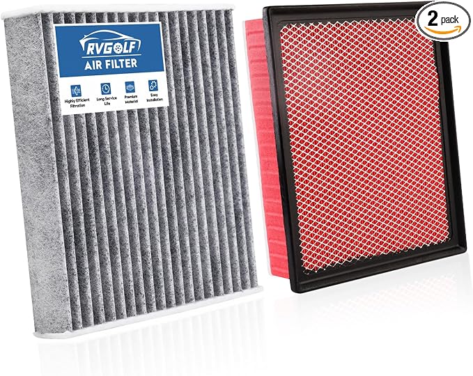 Engine+Cabin Air Filters Kit Fit by RVgolf