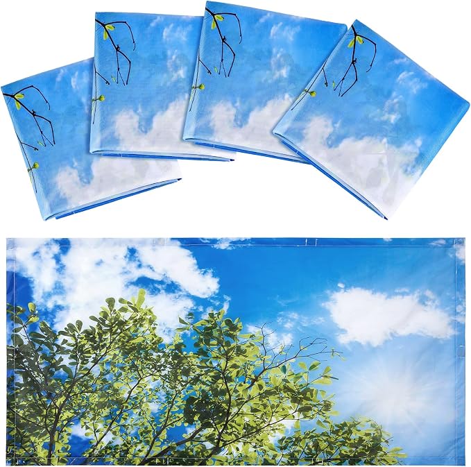 Hortsun 4 Pack Fluorescent Light Covers 4 x 2 Feet Magnetic Light Cover by Hortsun