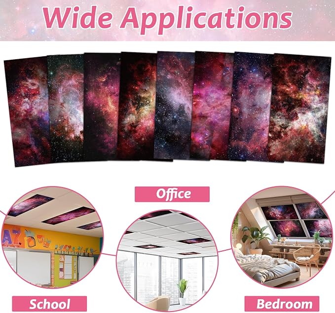 Wiooffen 8 Pcs Fluorescent Light Covers - Image 4