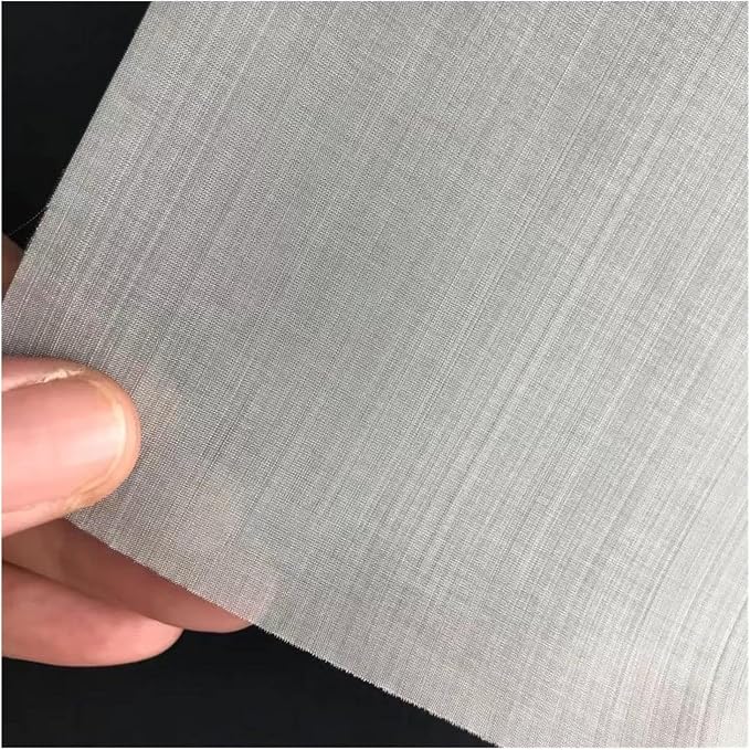 Stainless Steel Mesh Sheet 250 Mesh, Ultra Fine Wire Cloth, Metal Screen Fabric by FIDSEJEONA