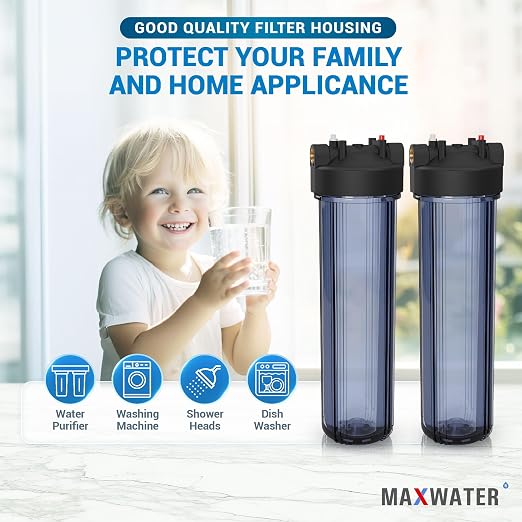 Max Water 20" x 4.5" Whole House Water Filter Housing – Fits Standard Large - Image 6