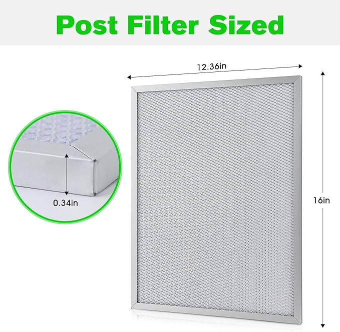50000293-002 Post Filter 203368 F50F F300E Air Filter 16" X 12.5" Compatible - Image 3