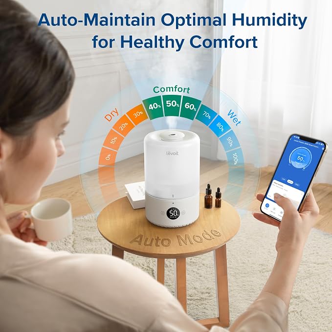 Levoit Smart Cool Mist Top Fill Humidifiers - Image 2