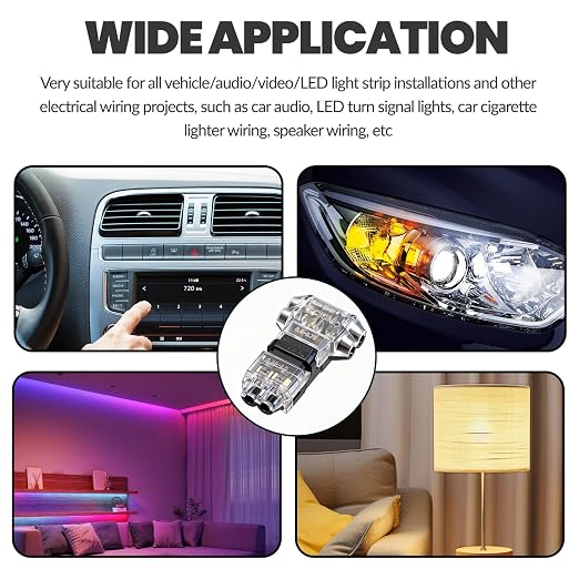 Low Voltage Wire Connector, T Tap Wire Connectors, 2 Pin Solderless Led Strip - Image 7