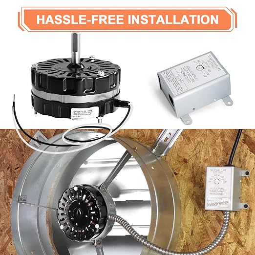 Hiorucet F0510B2944 Attic Fan Motor - Image 7