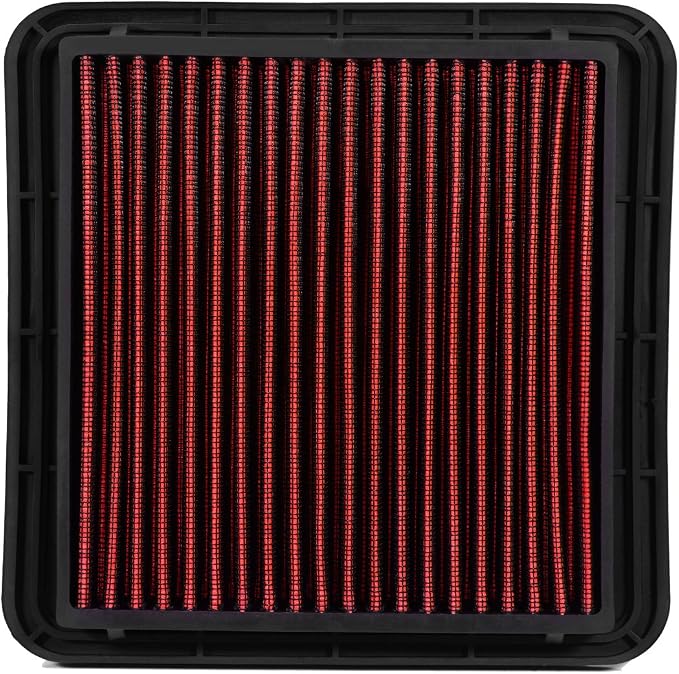 DNA Motoring AFPN-023-RD Clean Air Washable Drop In Panel Air Filter Enhance - Image 4