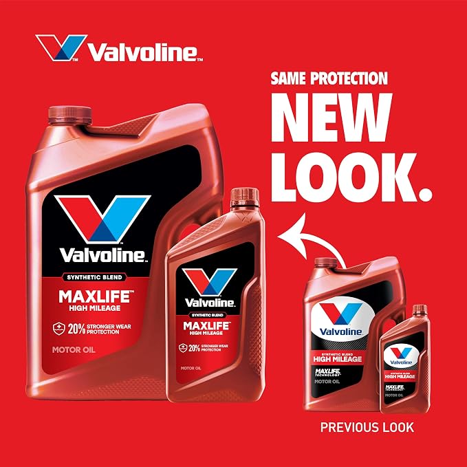 Valvoline High Mileage with MaxLife Technology 5W-30 Synthetic Blend Motor Oil - Image 3