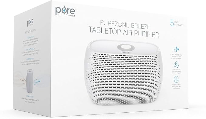 Pure Enrichment PureZone Breeze Tabletop 2-in-1 Air Purifier - Image 8