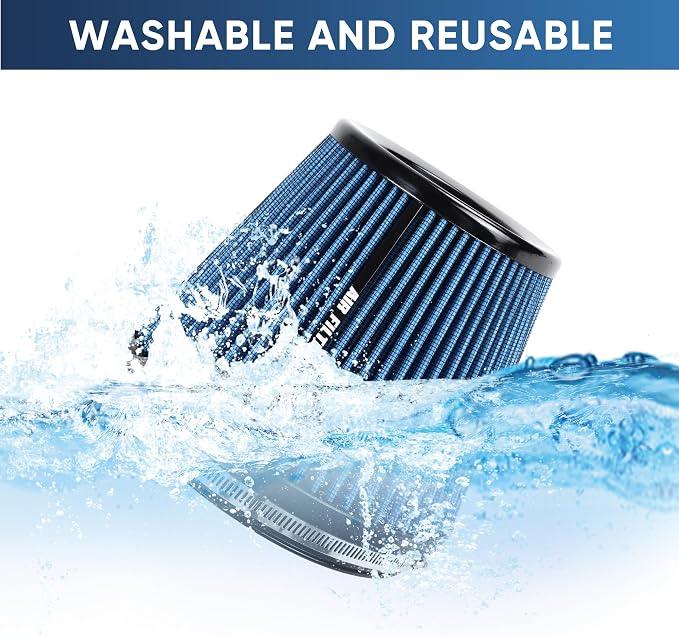 6" 152mm Inlet Cold Air Intake Filter High Flow Honeycomb Top Replacement - Image 5