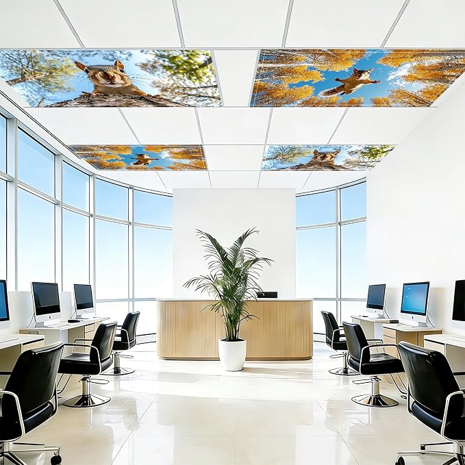 4 Pack 2x4 FT Magnetic Fluorescent Light Covers, Ceiling Light Filters - Image 6