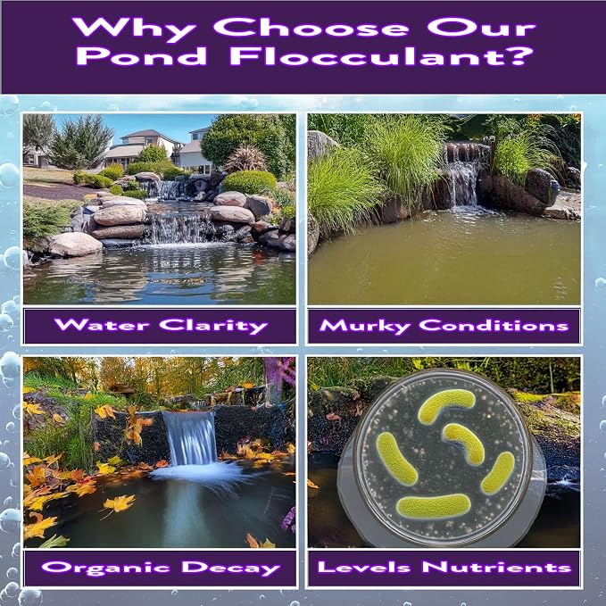 PONDSCAPE Pond Flocculant – Clears Cloudy & Murky Pond Water – Fast-Acting - Image 4