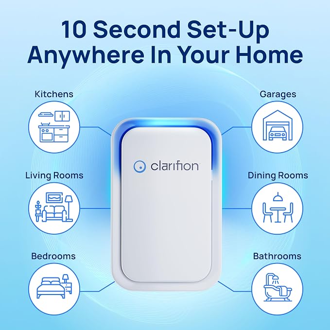 Clarifion - Air Ionizers for Home, Negative Ion Filtration System, Quiet Air - Image 5