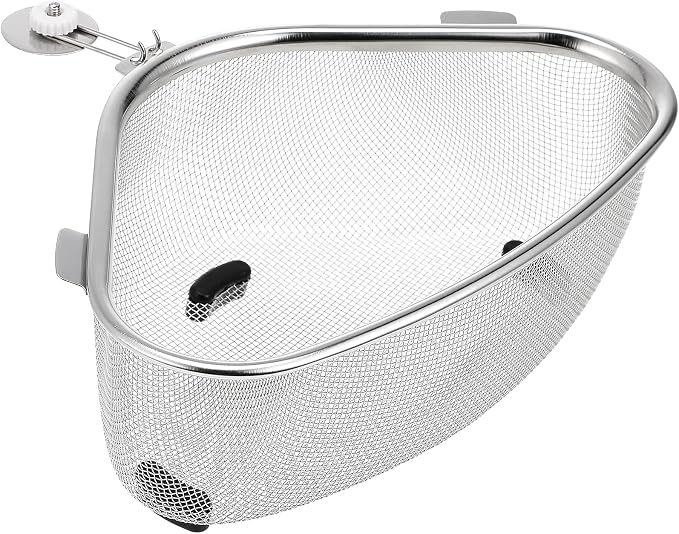 Hemoton Triangle Corner Sink Strainer Basket 8.46X6.10X2.95In Kitchen Drain by HEMOTON
