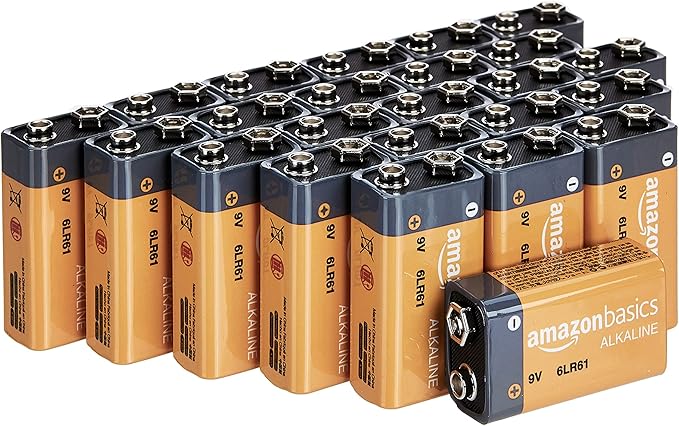 Amazon Basics 192-Count 9V Long-Lasting All-Purpose Alkaline Batteries by AmazonBasics
