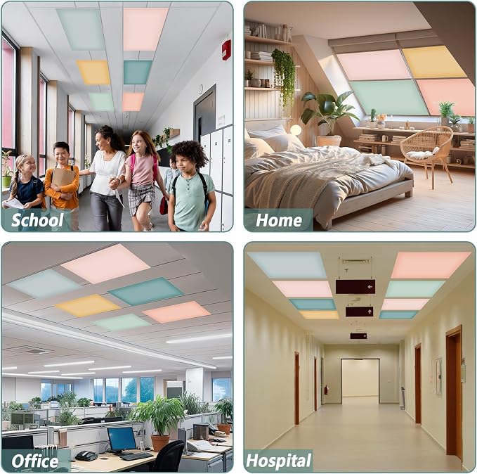 QOUBAI 6 Pcs Fluorescent Light Covers - Image 6