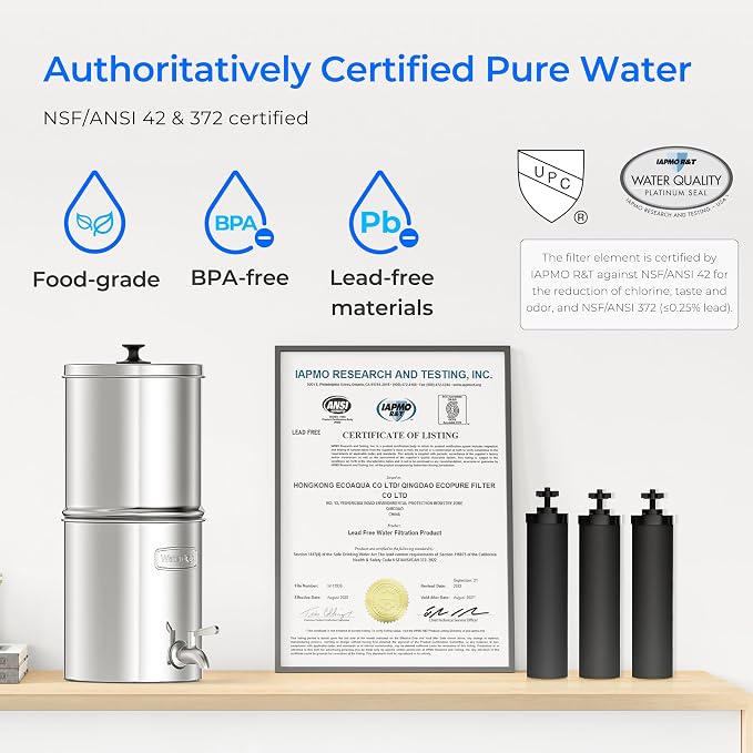 Waterdrop Gravity-fed Water Filter System, - Image 5