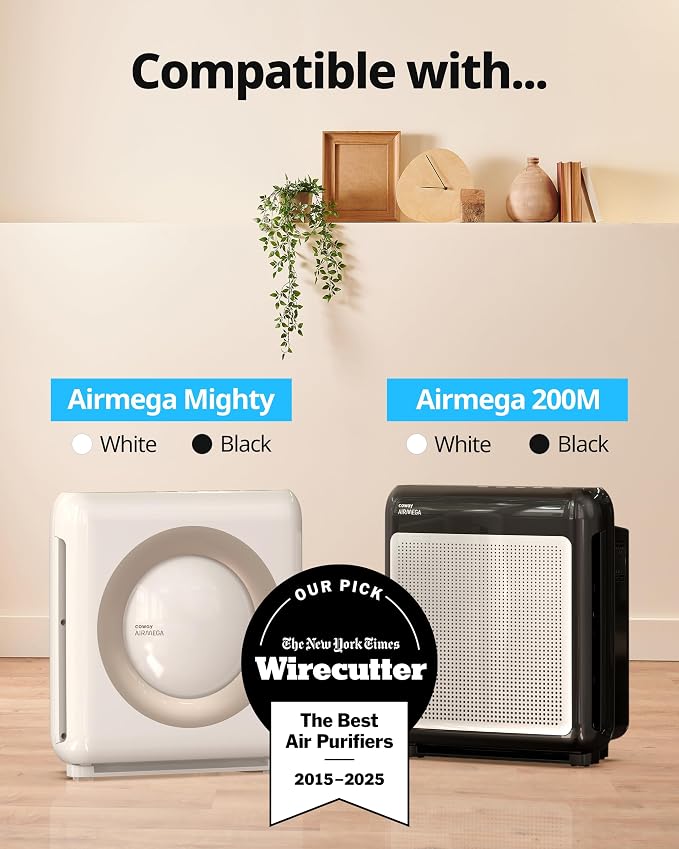 COWAY Airmega AP-1512HH & 200M Filter Replacement Set, HEPA Filter and - Image 8