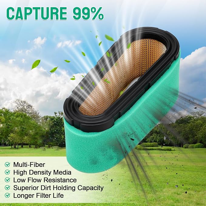 LOCOPOW 496894 496894S 493909 Air Filter & Pre Filter - Image 5