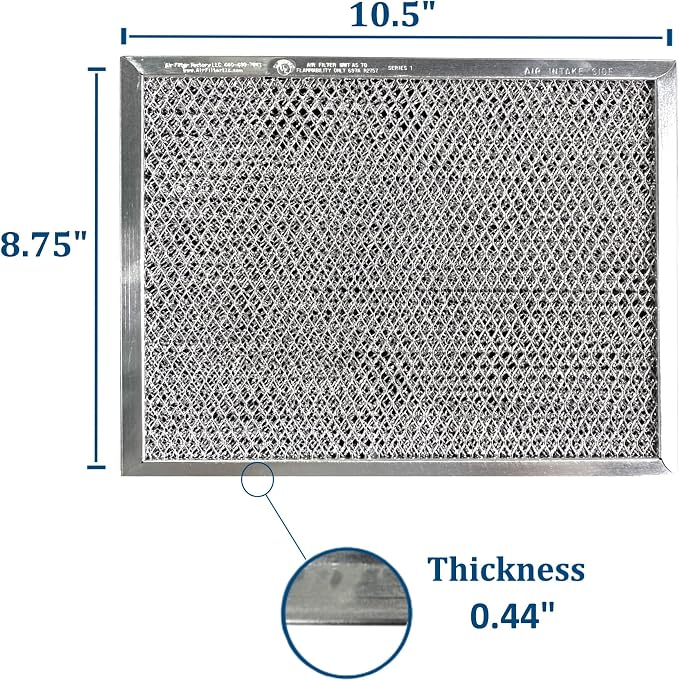 Air Filter Factory Replacement For 41F, 97005687 Broan Nutone Range Hood Grease - Image 4