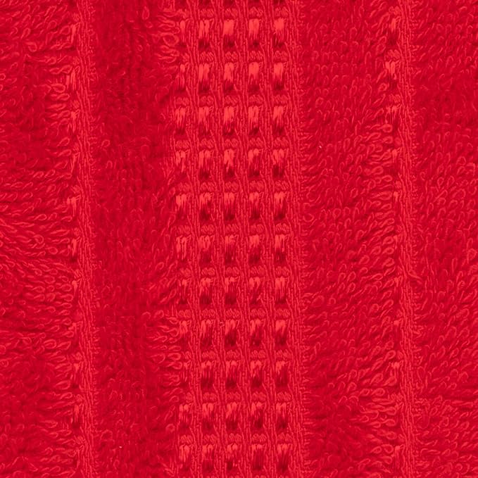 Melissa Linen, Bath Sheet, 100% Turkish Cotton Towel for Bathroom, Absorbent, Quick Dry, Durable and Soft Shower Towel, 35 in x 60 in Large, Spa and Hotel Quality, Red