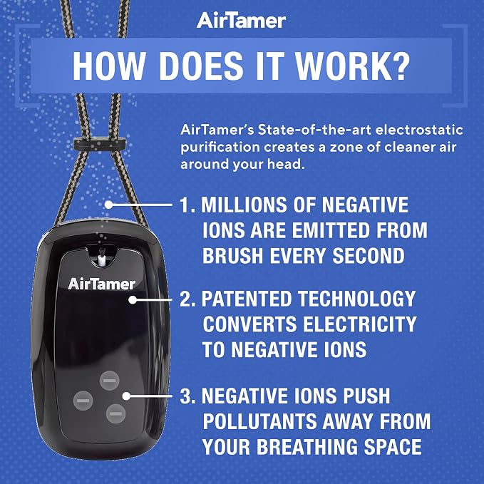 AirTamer Advanced Personal Air Purifier Replacement Negative Ion Emitter Covers - Image 6