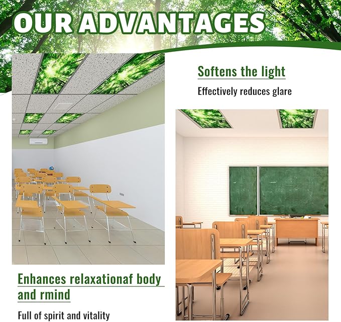 Patelai 8 Pack Fluorescent Light Covers - Image 5