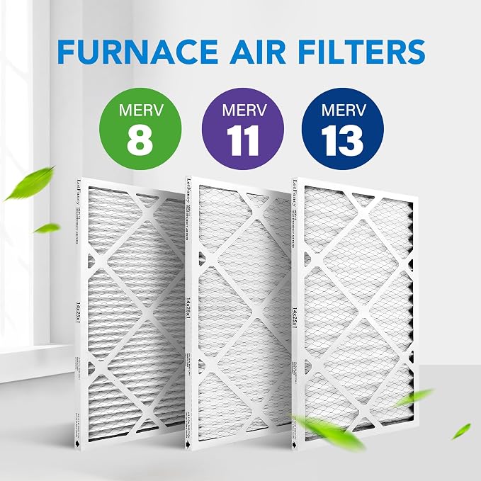 LotFancy 14x25x1 Air Filter MERV 8 4-Pack, Electrostatic Pleated Furnace & AC - Image 8