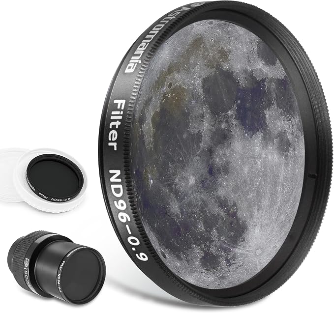 Astromania Telescope Moon Filter 2 inch, Neutral Density Telescope Filter by AstromaniaOptics