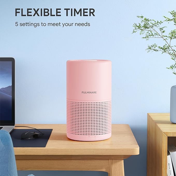 FULMINARE Air Purifiers for Bedroom H13 True HEPA Air Filter, Quiet Air Cleaner - Image 3