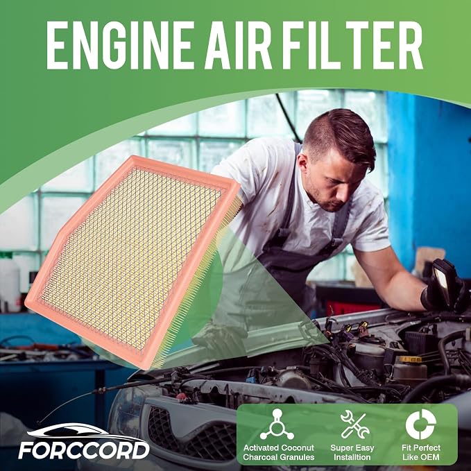 Cabin & Engine Air Filter Fit for Chrysler Pacifica 2017-2026 V6 3.6L Flex/Gas - Image 2