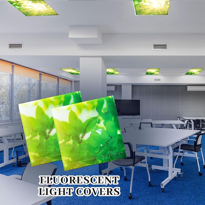 Hortsun 4 Pack 4 x 2 Feet Fluorescent Light Covers, Magnetic Light Filters - Image 6