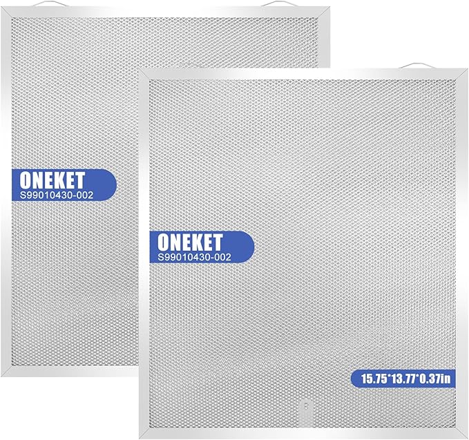 S99010430-002 Range Hood Filter 15-3/4" x 13-7/8" x 3/8"4512880 Compatible by oneket