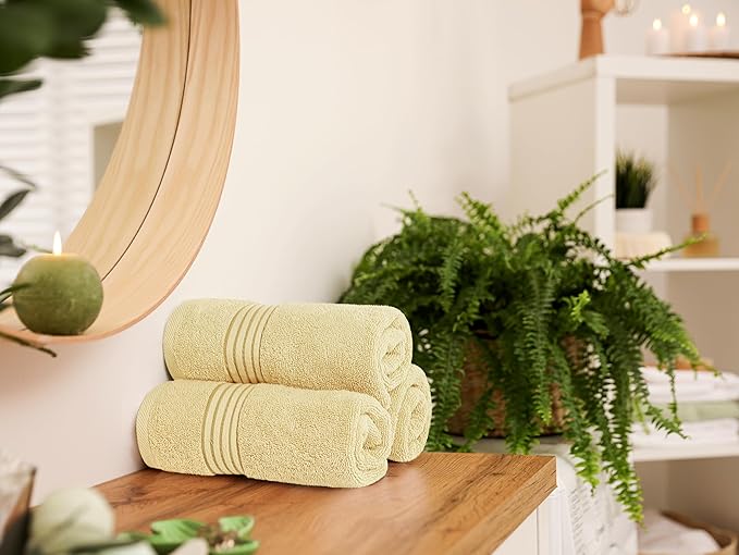 Utopia Towels 6 Piece Premium Hand Towels Set, 16 by 28 inches, 100% Ring Spun Cotton, Lightweight and Highly Absorbent Towels for Bathroom, Travel, Camp, Hotel, and Spa, Beige